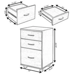 Porch & Den Cora 3-drawer Rolling File Cabinet - Cherry -Office Storage Sales 2a1ec783 f175 4b4d b007 5a25a36270a6