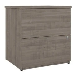 Logan 28W 2 Drawer Lateral File Cabinet By Bestar - Silver Maple