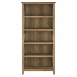 Key West 5 Shelf Bookcase By Bush Furniture - Pure White -Office Storage Sales 2b027aea 879b 4a05 991f 8e0be62181e3