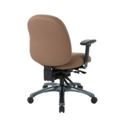 Multi-Function Mid-Office Chair With Seat Slider And Titanium Finish Base - Black -Office Storage Sales 2bb02334 4f1c 43fc 957c 3c92f08a9b2e
