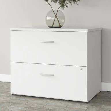 Studio A 2 Drawer Lateral File Cabinet By Bush Business Furniture - Storm Gray 14 Studio A 2 Drawer Lateral File Cabinet By Bush Business Furniture - Storm Gray - Image 14