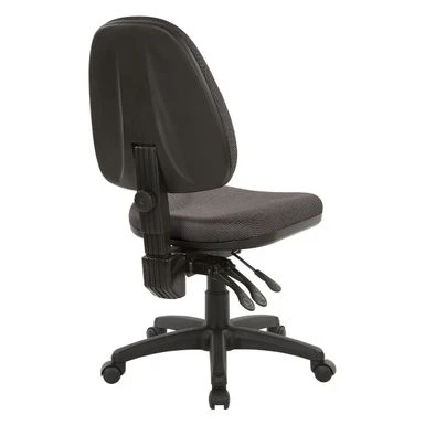 Work Smart Dual Function Fabricated Ergonomic Office Chair - Icon Black 12 Work Smart Dual Function Fabricated Ergonomic Office Chair - Icon Black - Image 12