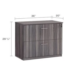 Medina Locking Lateral File With 2 Drawers, Letter And/or Legal - Grey -Office Storage Sales 2bfe7735 006d 4739 99a6 3e34b77504c8