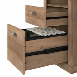 Bush Furniture Yorktown Home Office Desk In Antiqu - Antique Cherry -Office Storage Sales 2cc6421e 88cb 4aa6 b657 3377051814f8