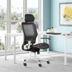 Big & Tall Ergonomic Chair With Aluminum Base - Black Silver -Office Storage Sales 2ce74a23 8e8a 4f2d ac41 5f217fcf0161