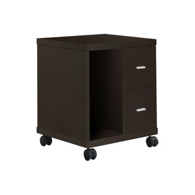 Office/ File Cabinet/ Printer Cart/ Rolling File Cabinet/ Mobile/ Storage/ Work/ Laminate/ Brown/ Contemporary/ Modern 2 Office/ File Cabinet/ Printer Cart/ Rolling File Cabinet/ Mobile/ Storage/ Work/ Laminate/ Brown/ Contemporary/ Modern - Image 2