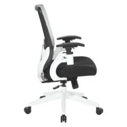 White Vertical Mesh Back Managers Chair - White/Black -Office Storage Sales 2f23345d 51d1 4820 88d9 7fde9c0e423b