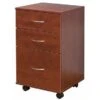 Porch & Den Cora 3-drawer Rolling File Cabinet - Cherry