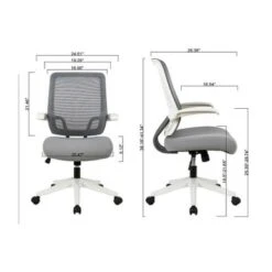 Mid-mesh Task Chair With Flip Up Arms And Tilt Function MAX 105 - Black 24 Mid-mesh Task Chair With Flip Up Arms And Tilt Function MAX 105 - Black -Office Storage Sales 331df923 6020 449e b236 7a0f52f07c6d