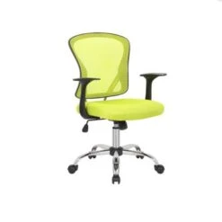 Porthos Home Cyrus Swivel Office Chair, Mesh Back, Adjustable Height - Green