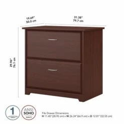 Cabot 2 Drawer Lateral File Cabinet By Bush Furniture - Heather Gray -Office Storage Sales 3573e420 3a61 44ba bf51 3ac625c4fb33
