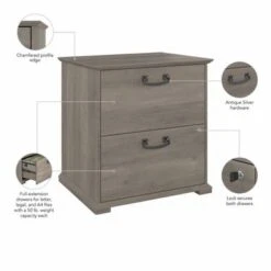 Homestead Farmhouse Lateral File Cabinet By Bush Furniture - Linen White Oak 27 Homestead Farmhouse Lateral File Cabinet By Bush Furniture - Linen White Oak -Office Storage Sales 359c5304 9de0 4920 97f9 938f8fde38d0