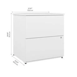 Logan 28W 2 Drawer Lateral File Cabinet By Bestar - Silver Maple -Office Storage Sales 36356c97 644b 42f0 814d f7e603f8da52