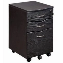 Urban Designs Office Rolling Storage And File Cabinet - Mahogany -Office Storage Sales 363daa52 07ac 4470 a703 989a183f6eb1