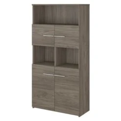 Office 500 5-shelf 4-door Bookcase By Bush Business Furniture - Espresso Finish -Office Storage Sales 363e6e37 b648 4a84 9803 8668c28a1f73