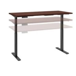 Move 60 Series 60W X 30D Height Adjustable Standing Desk - Mocha Cherry/Black Powder Coat 31 Move 60 Series 60W X 30D Height Adjustable Standing Desk - Mocha Cherry/Black Powder Coat -Office Storage Sales 36cb8a63 45ee 483c 888d 63f654567ad8