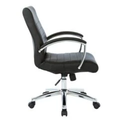 Executive Low Back Faux Leather Chair With Chrome Arms And Base - Single - Black 19 Executive Low Back Faux Leather Chair With Chrome Arms And Base - Single - Black -Office Storage Sales 38d1f58a 67c0 4f53 96f1 250d7f214b4d