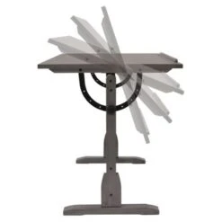 Studio Designs 42-inch Solid Wood Drafting Table - Coastal Whitewash -Office Storage Sales 3959d57d fd89 46c0 ae81 123aff4d0fa6