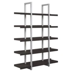 Rye Studio Tivoli Contemporary Open Bookcase With 5 Shelves - Brown -Office Storage Sales 3bddbe90 50cf 45fb 8529 24d5a4172a16