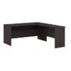 Ridgeley 65W L Shaped Desk By Bestar - Charcoal Maple