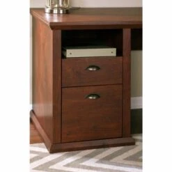 Bush Furniture Yorktown Home Office Desk In Antiqu - Antique Cherry -Office Storage Sales 3c41d35c d33f 44a9 aae7 e01de2944a80