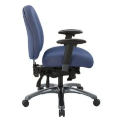 Multi-Function Mid-Office Chair With Seat Slider And Titanium Finish Base - Black -Office Storage Sales 3d2a1b68 4af4 404b 89b8 80da454f0519