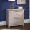 Key West 2 Drawer Lateral File Cabinet By Bush Furniture - Washed Gray