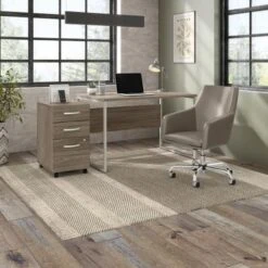 Hybrid 3 Drawer Mobile File Cabinet By Bush Business Furniture - Black Walnut -Office Storage Sales 40e56df4 01c5 4419 832d f38cec30a815