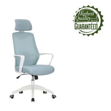 Porthos Home Cory Swivel Office Chair, Tall Mesh Back, Height Adjustable Seat - Blue 14 Porthos Home Cory Swivel Office Chair, Tall Mesh Back, Height Adjustable Seat - Blue - Image 14