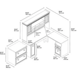 L-shaped Desk - Antique White 26 L-shaped Desk - Antique White -Office Storage Sales 41789986 d45c 4891 a79f 1bdd3cdc6cc0