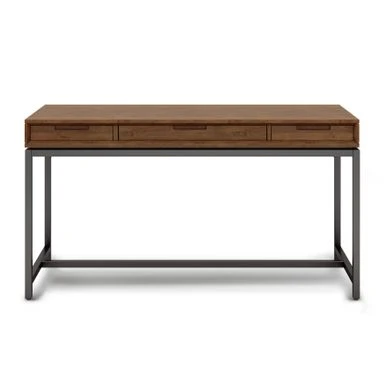 WYNDENHALL Devlin SOLID HARDWOOD Industrial 60 Inch Wide Desk - Hickory Brown 18 WYNDENHALL Devlin SOLID HARDWOOD Industrial 60 Inch Wide Desk - Hickory Brown - Image 18