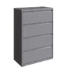 Hirsh 36 In Wide, 4 Drawer, HL8000 Series, Arctic Silver - Grey
