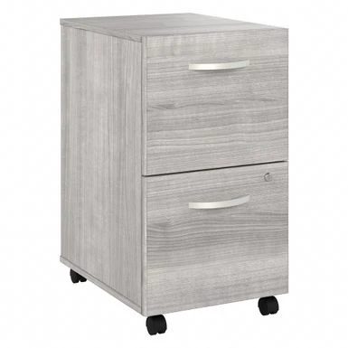 Studio A 2 Drawer Mobile File Cabinet By Bush Business Furniture - Storm Gray 3 Studio A 2 Drawer Mobile File Cabinet By Bush Business Furniture - Storm Gray - Image 3