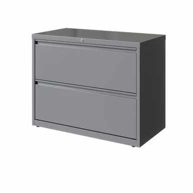 Hirsh 36 In Wide, 2 Drawer, HL8000 Series, Arctic Silver - Grey 4 Hirsh 36 In Wide, 2 Drawer, HL8000 Series, Arctic Silver - Grey - Image 4