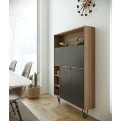 Nexera Slim Secretary Desk - Matte - Multi -Office Storage Sales 45353734 6916 4a0a b1c6 e9d1a74448e1