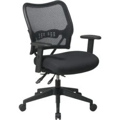 13 Series Black Ergonomic Chair - Delux Air Grid Chair