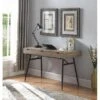 Raine 1-drawer Writing Desk Rustic Driftwood