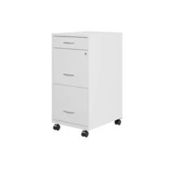 Space Solutions 18" Deep 3 Drawer Metal File Cabinet - Yellow - Letter -Office Storage Sales 49b6ef5a a2df 4b01 ba86 959837b7075d