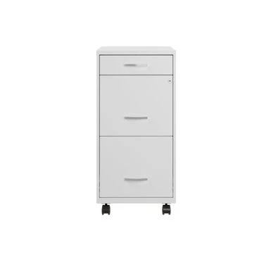Space Solutions 18" Deep 3 Drawer Metal File Cabinet - Purple - Letter 19 Space Solutions 18" Deep 3 Drawer Metal File Cabinet - Purple - Letter - Image 19