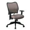 Deluxe Chair With Shadow Fabric Seat - Brown