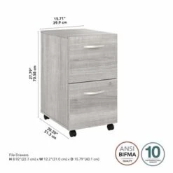 Studio A 2 Drawer Mobile File Cabinet By Bush Business Furniture - Storm Gray 31 Studio A 2 Drawer Mobile File Cabinet By Bush Business Furniture - Storm Gray -Office Storage Sales 4d1f34aa 4f1a 406b a175 c1ac0ce97f58