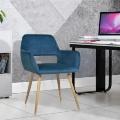 Carson Carrington Scandinavian Side Office Task Chair - Yellow/Velvet -Office Storage Sales 4db078a9 1d3b 41de af81 b4c62bb7c758