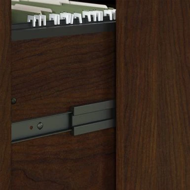 Key West 2 Drawer Lateral File Cabinet By Bush Furniture - Shiplap Gray/Pure White 9 Key West 2 Drawer Lateral File Cabinet By Bush Furniture - Shiplap Gray/Pure White - Image 9