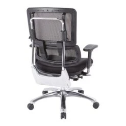 Vertical Black Mesh Back Managers Chair With Fabric Seat In Coal Black - Black -Office Storage Sales 52c67d36 b920 41a2 b02a 52de62b1e30a