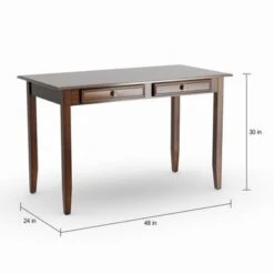 Coaster Furniture Newton 2-piece Writing Desk Set - Dark Amber -Office Storage Sales 52f81a54 a7ae 4780 bd09 bfd4ac213a74