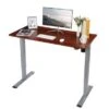 FlexiSpot 48"x24" Whole Piece Desktop Home Office Standing Desk Height Adjustabel Desk Computer Desk - White