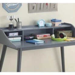 4 Compartment Writing Desk In Grey - Grey 9 4 Compartment Writing Desk In Grey - Grey -Office Storage Sales 53caf75e 7488 43d5 b0b3 fe9637eaaa15