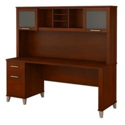 Copper Grove Shumen 72-inch Office Desk With Hutch - Red -Office Storage Sales 545ee635 e1f4 4284 a7f6 6f7f55cef472