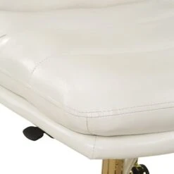 Legacy Office Chair In Faux Leather With Gold Base - Cream -Office Storage Sales 56c6068c a474 4afc b295 3388a39df5e3
