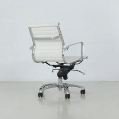 Leatherette Office Desk Chair - White Highback -Office Storage Sales 58d2c930 92b7 4be8 a088 0df795c80fbb